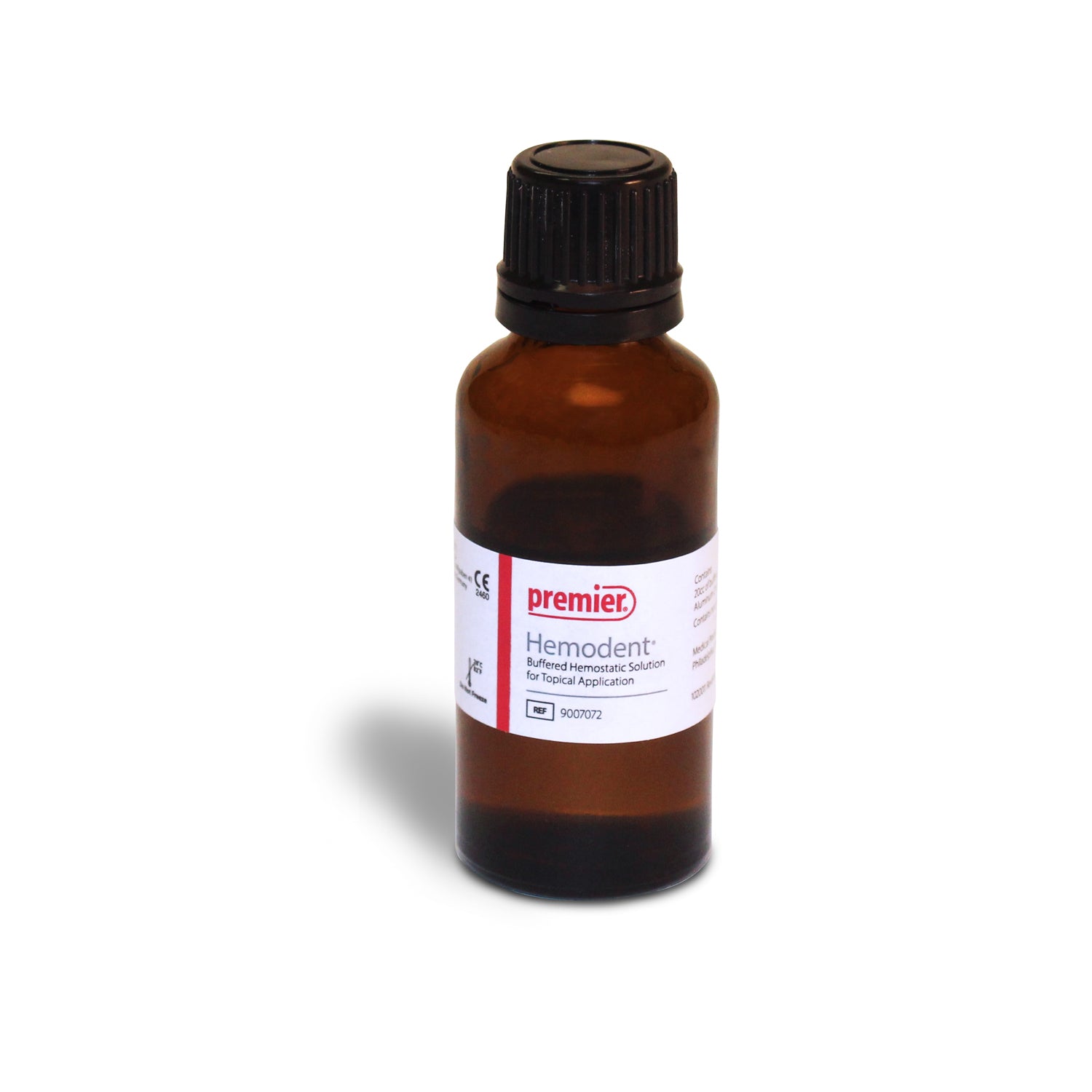 Premier Dental 9007072 Hemodent Liquid Buffered Hemostatic Solution 20cc Bottle Premier Dental 9007072 Hemodent Liquid Buffered Hemostatic Solution 20cc Bottle